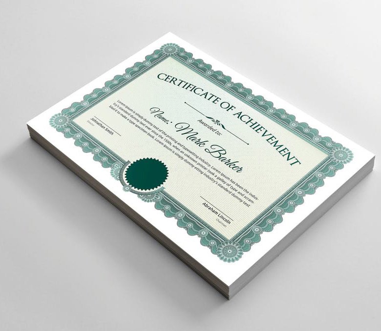 Certificates