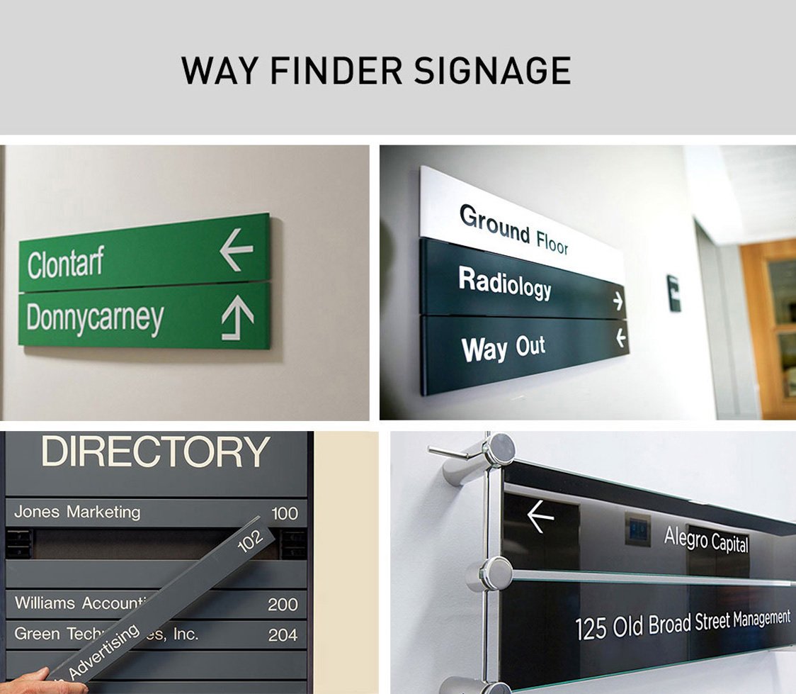 Acrylic Direction Signage