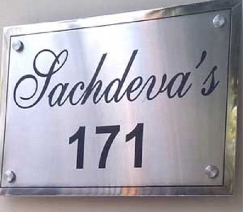 Steel Name Plate